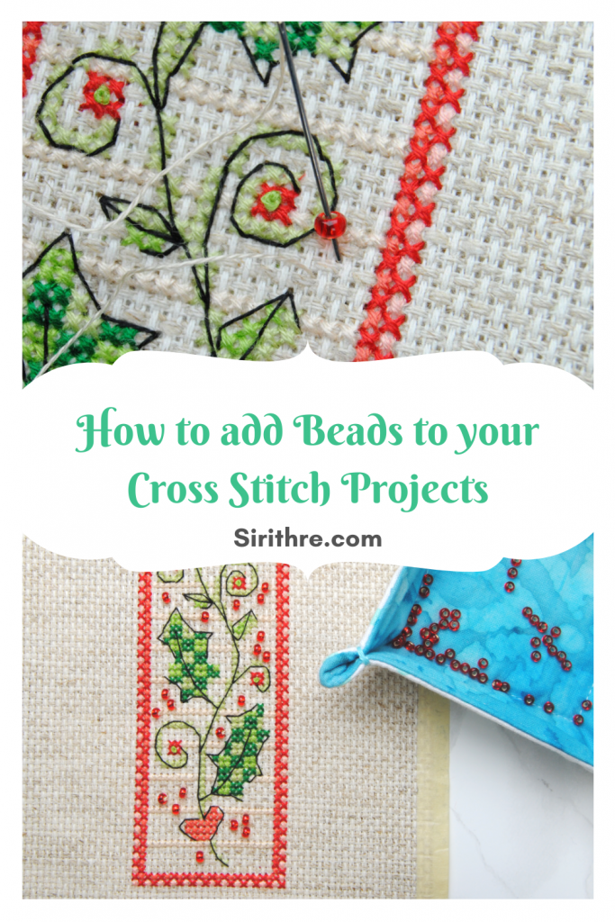 How to add beads to your cross stitch projects