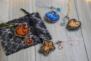 Chickens and Rabbit Keychains