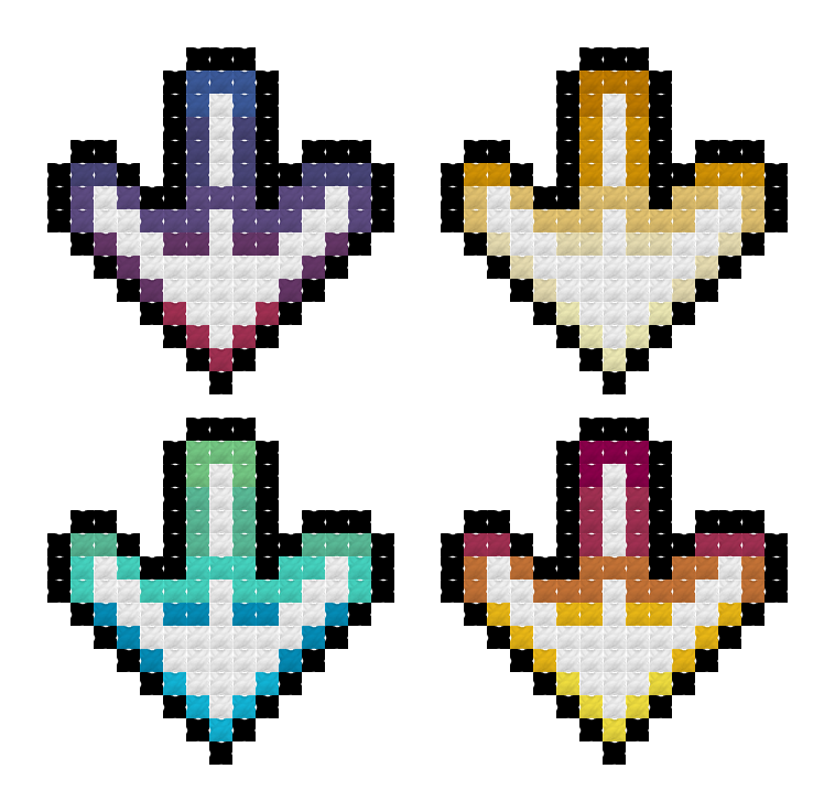 DDR Arrows  Cross Stitch Pattern