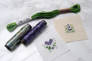 Sulky Petites, Metallics, and Holoshimmer : Cross Stitch Thread Review