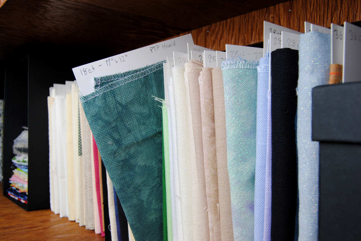 Fabric Organization For Cross Stitch