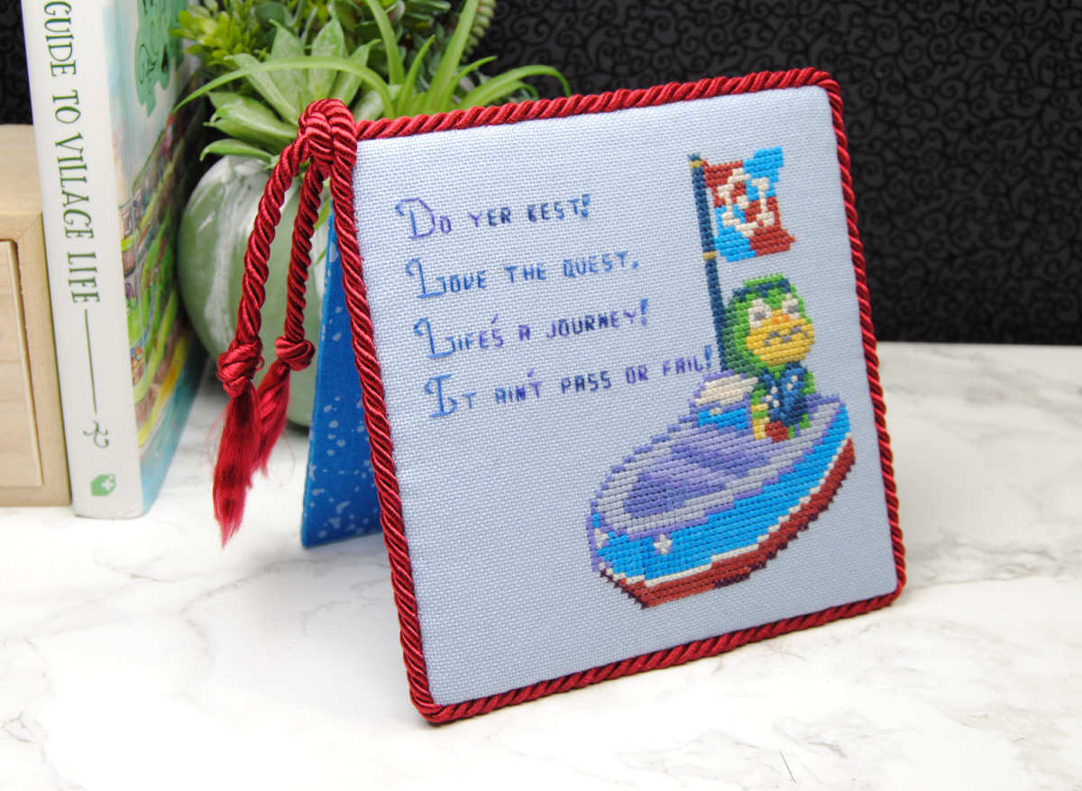 Flatfold No-Glue Cross Stitch Finishing Tutorial