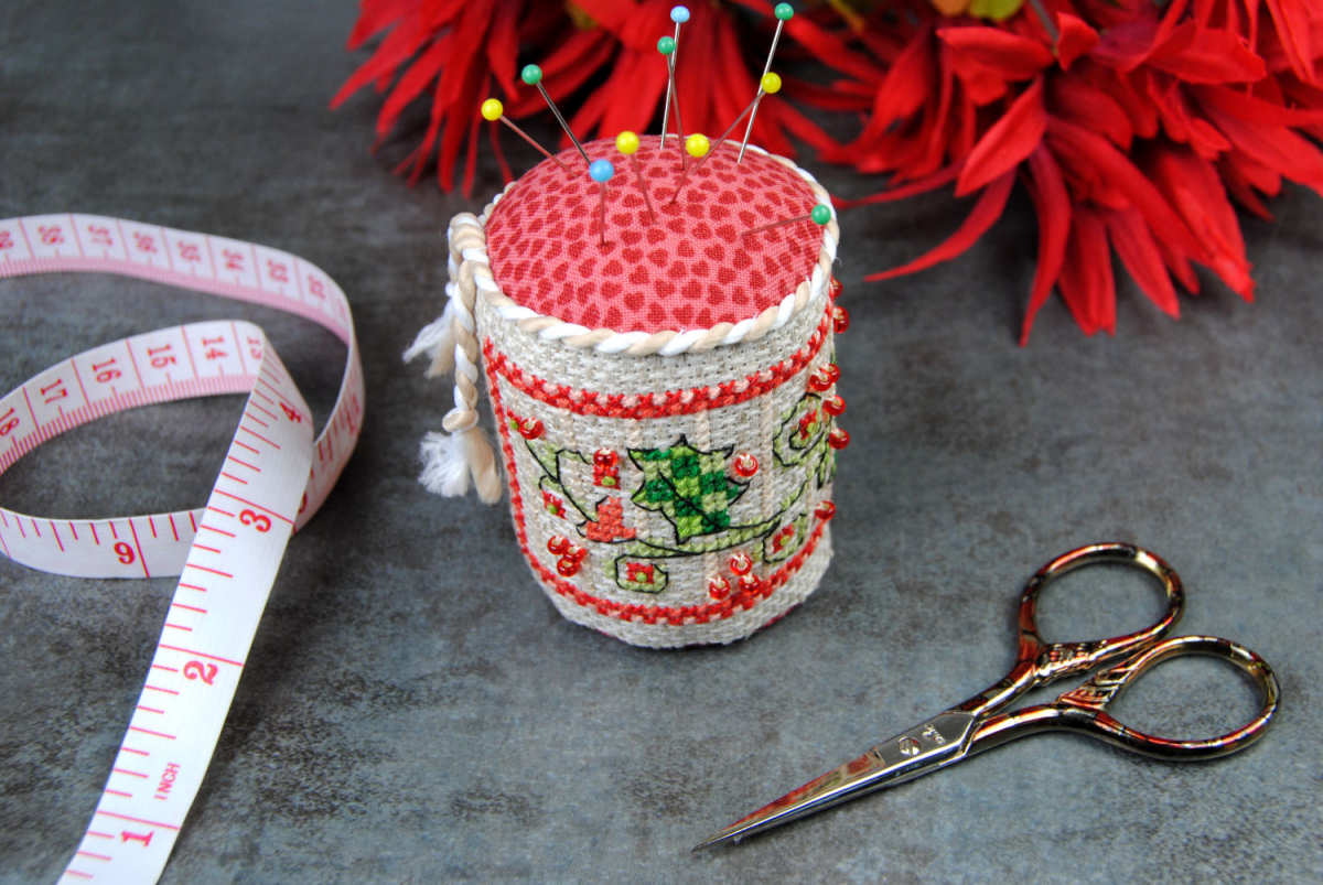 Pin Drum Cross Stitch Finishing Tutorial