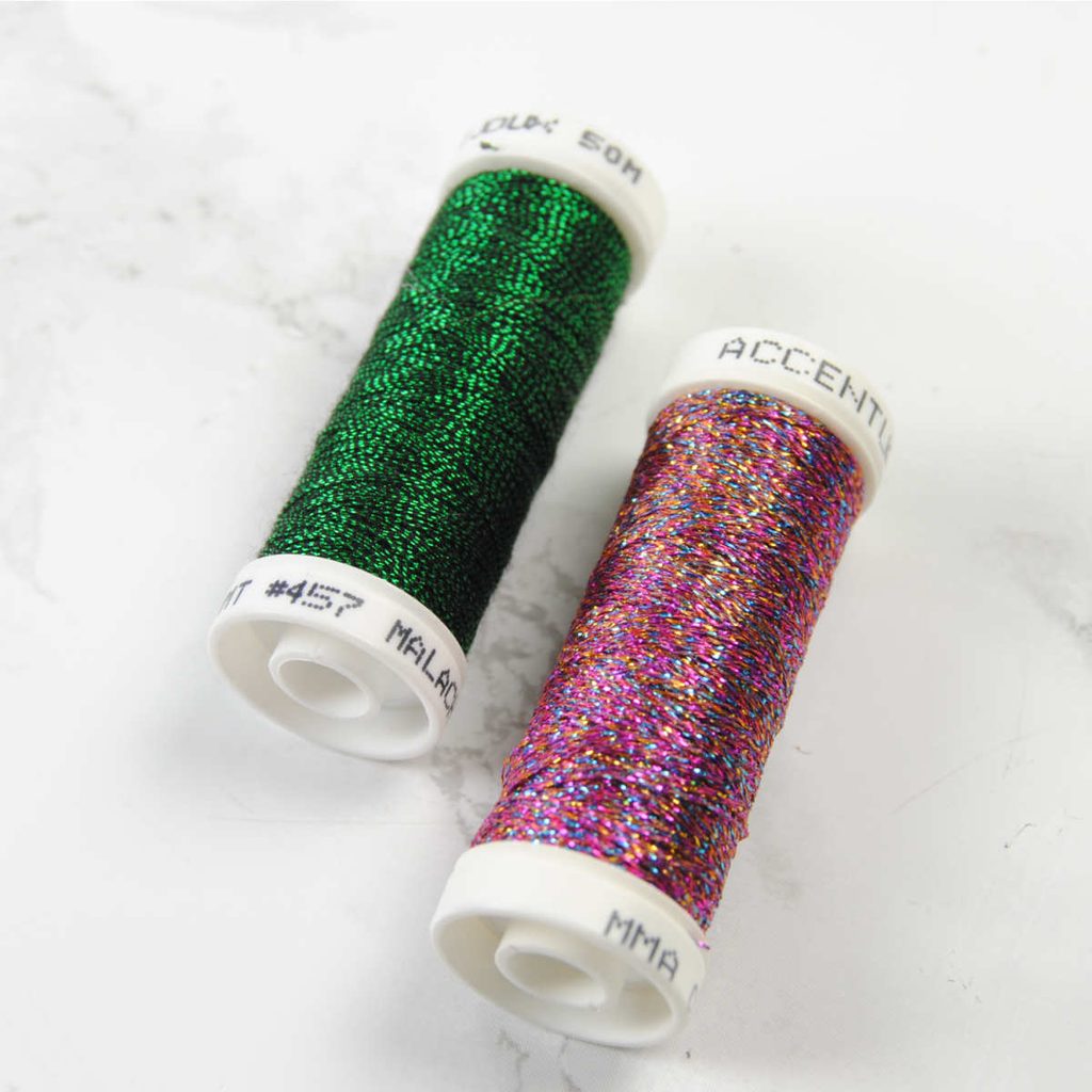 Bijoux and Accentuate thread spools