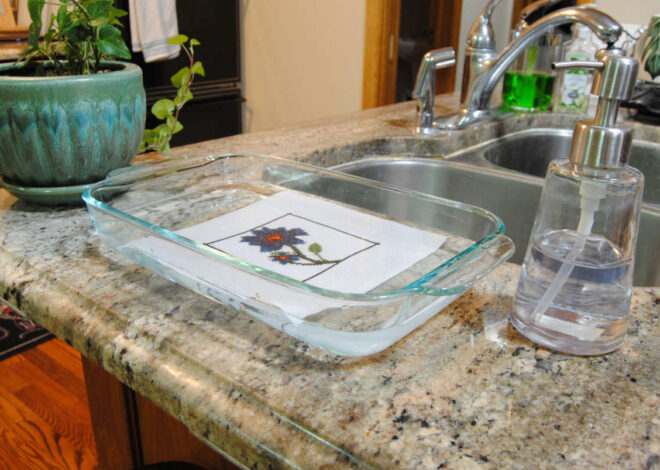 Washing your Cross Stitch: When and Why to Wash