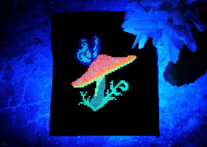 Glow in the Dark Cross Stitch Threads – How and Why to Use Them