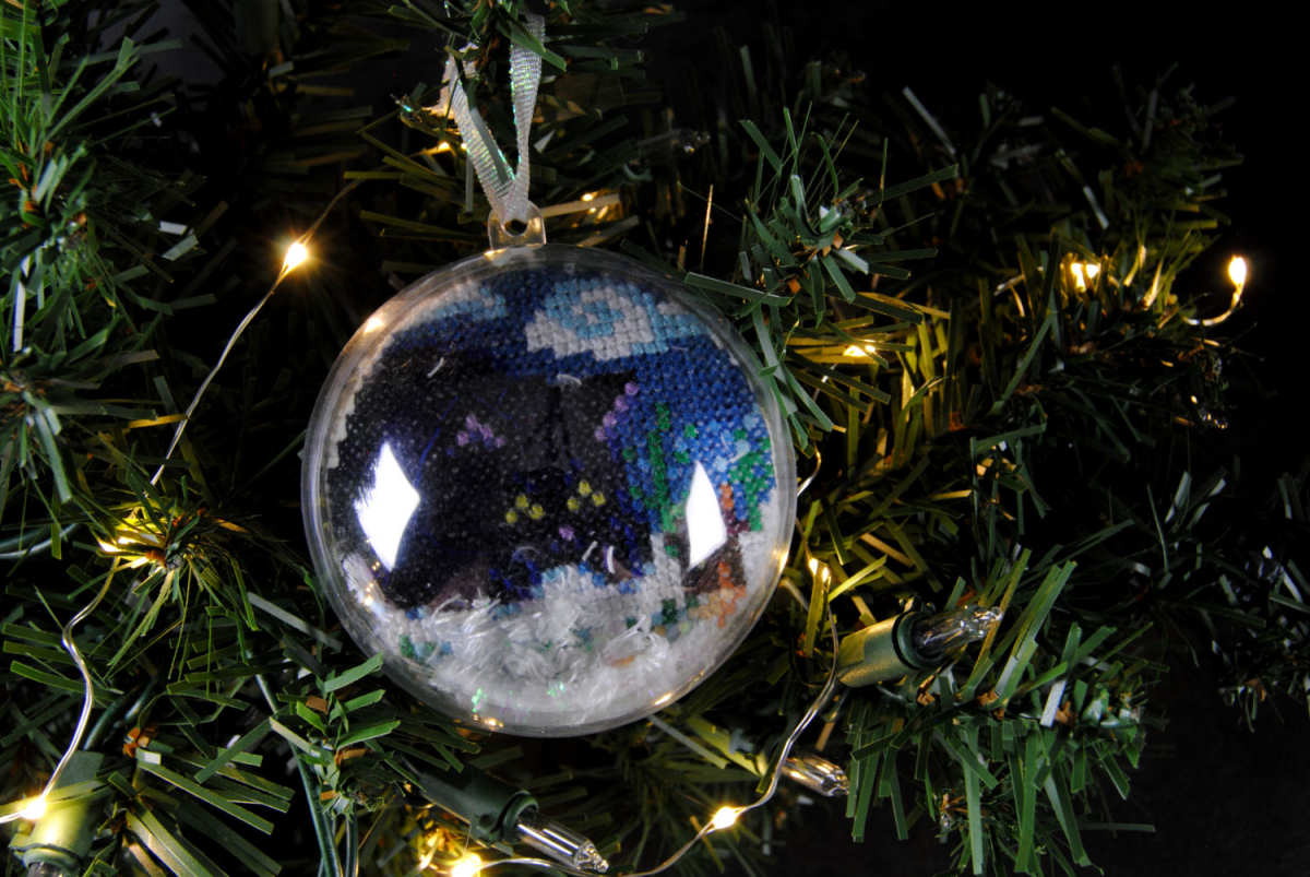 Snowglobe Ornament – Add Some Holiday Magic to Your Cross Stitch