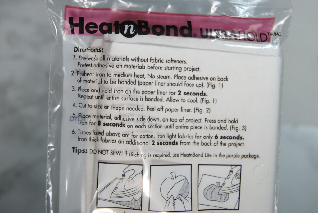 Heat 'n Bond instructions