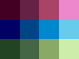 Original Pixel Art Color Palette