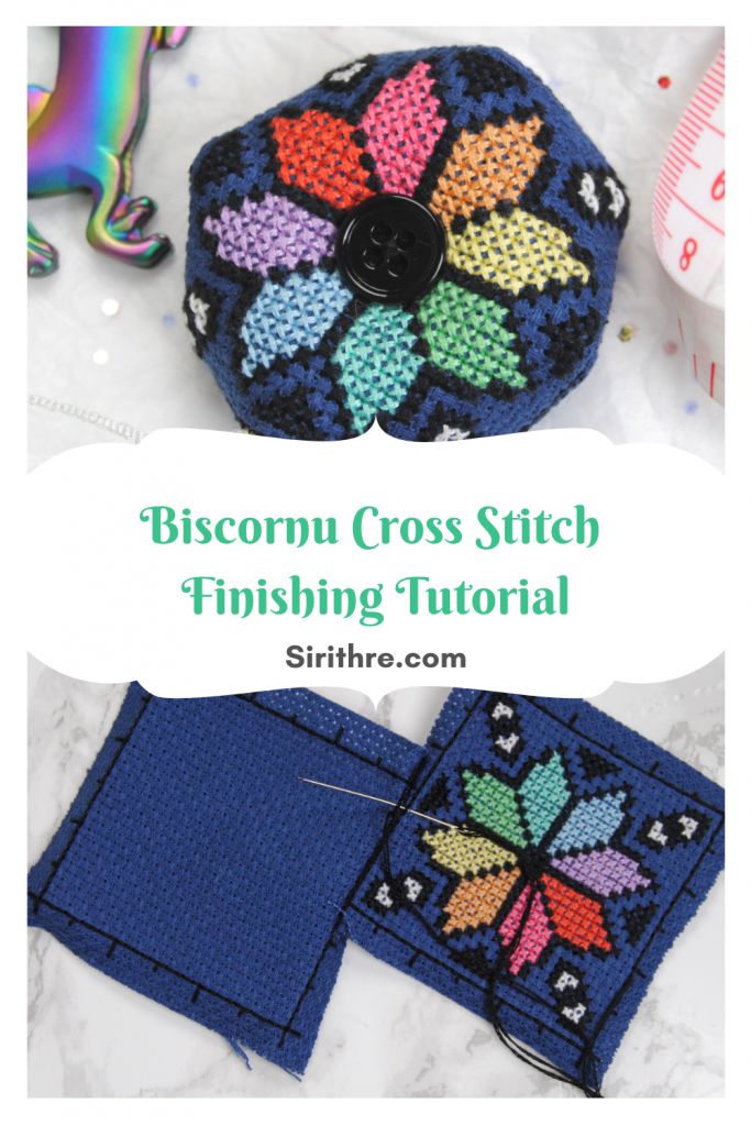 Biscornu Cross Stitch Finishing Tutorial