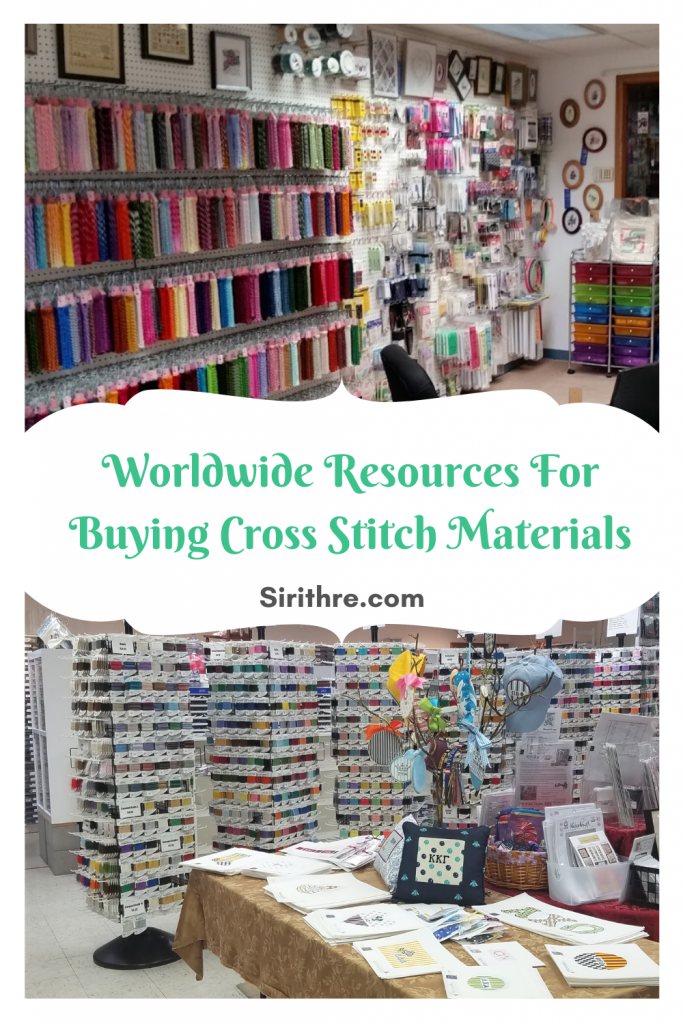 Worldwide Resources for Buying Cross Stitch Materials