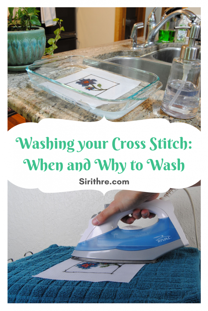 Washing your Cross Stitch: When and Why to Wash