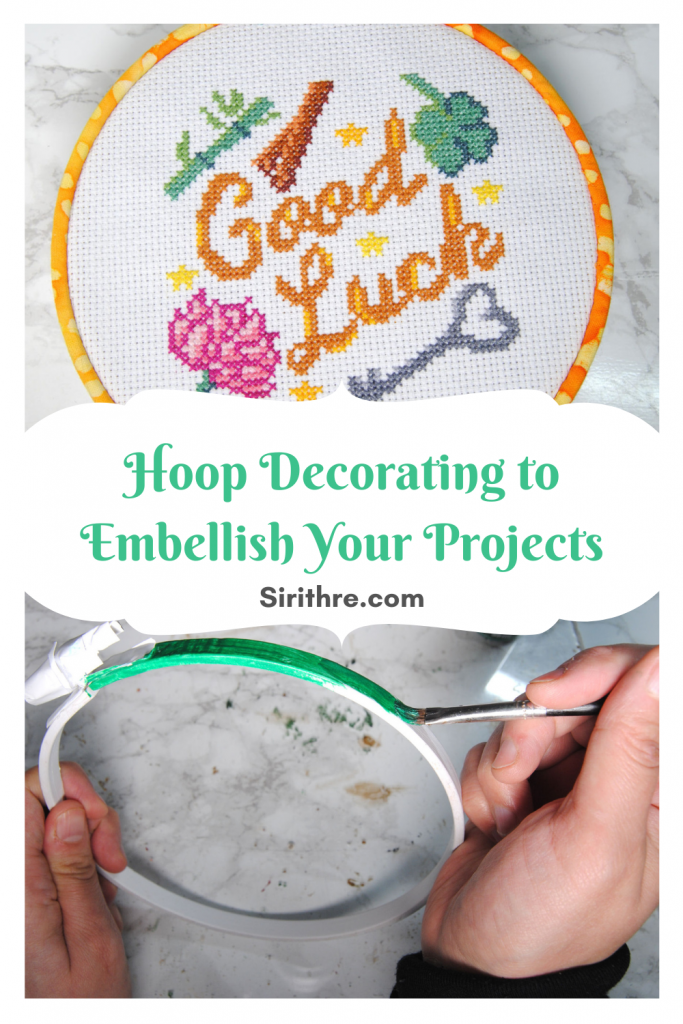 Hoop decorating to embellish your projects