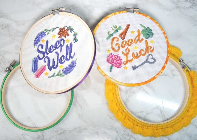Hoop Decorating to Embellish Your Cross Stitch & Embroidery Projects