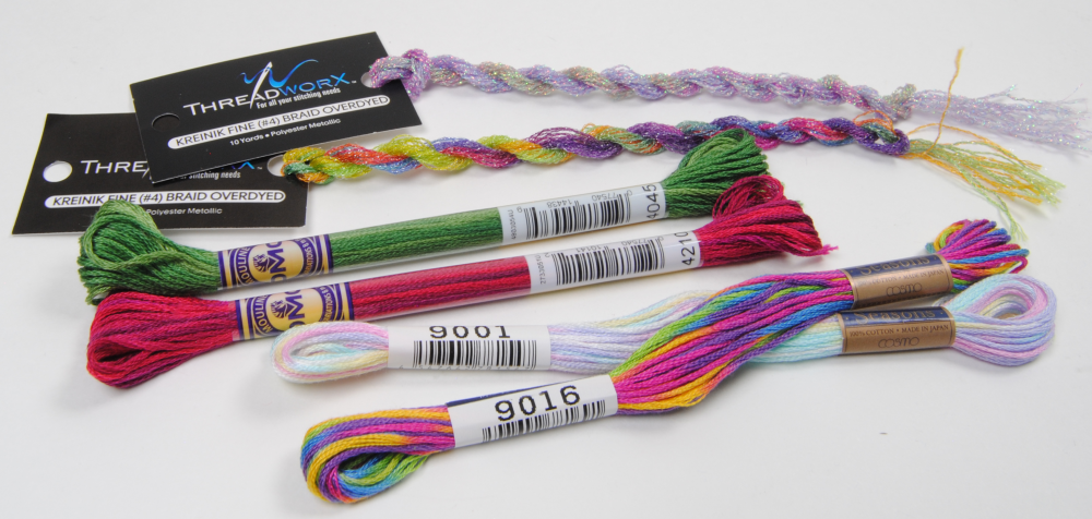 Multicolor Polyester Embroidery Thread No. 16 - Variegated