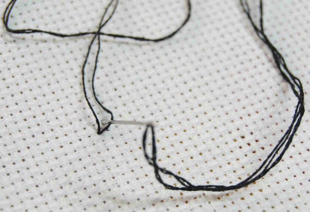 Closeup of the railroading process