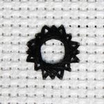 Stitched example of a jessica stitch.