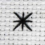 Stitched example of a Smyrna Cross