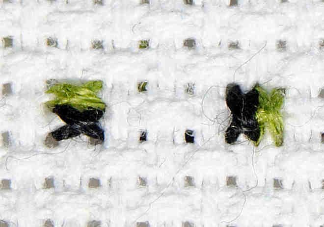 Squat Stitch: The Squashed Cross Stitch