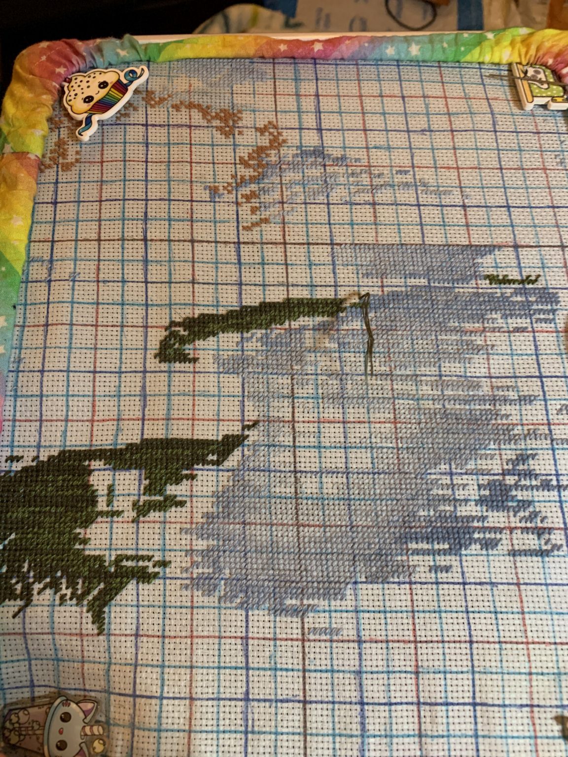 Gridding for Cross Stitch Techniques to Help With Counting Stitches ⋆