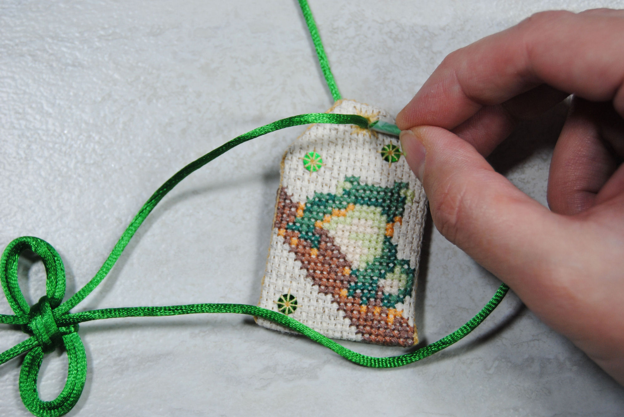 Omamori Cross Stitch Kits Peace Diy Embroidery Keychain Handmade Protective  Talisman Needlework Stitching Accessories Gift