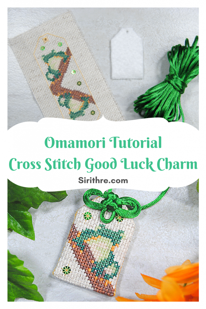 Omamori Tutorial: Cross Stitch Good Luck Charm
