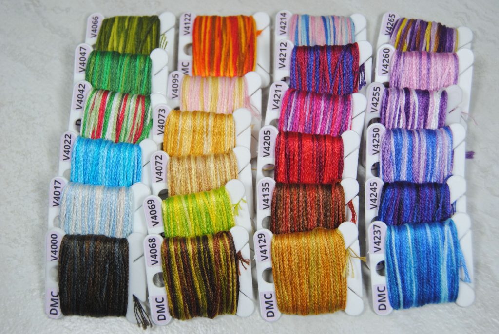 Discontinued DMC Color Variations threads.