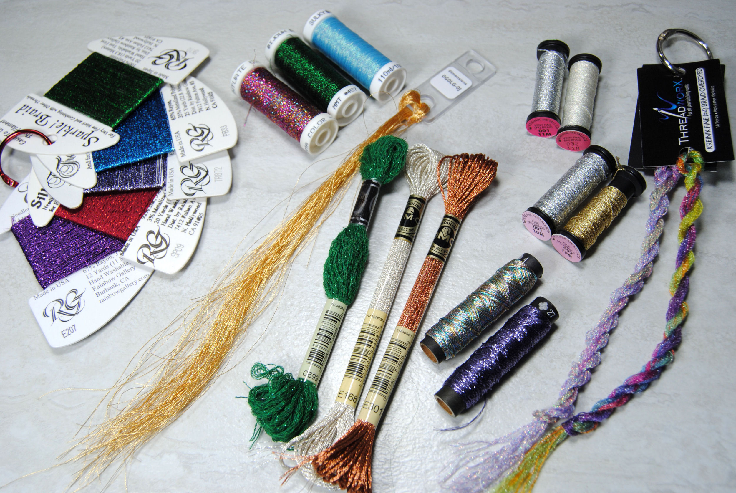 Working With Metallic Embroidery Threads