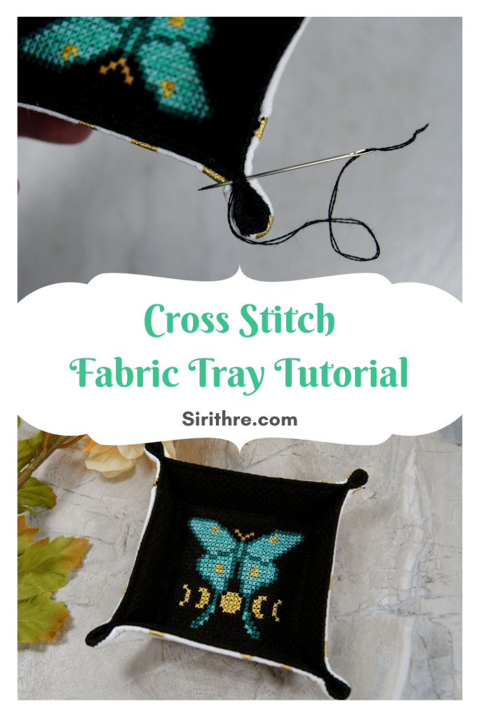 Cross Stitch Fabric Tray Tutorial