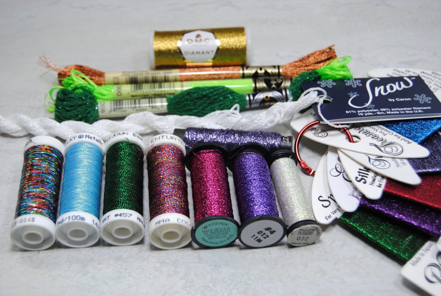 Metallic Thread Brand Comparisons ⋆ Sirious Stitches