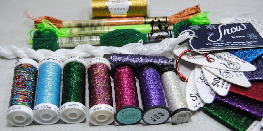 Embroidering with Metallic Thread 