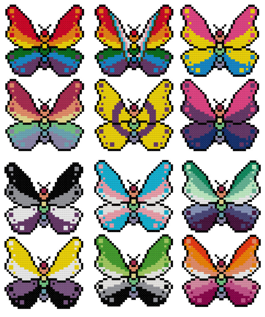 Pride Butterflies