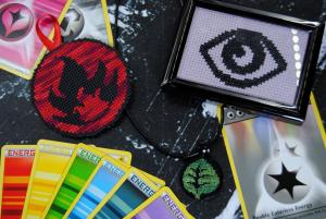 Pokmon Energy Symbols Cross Stitch