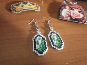 Zelda Rupee Earrings
